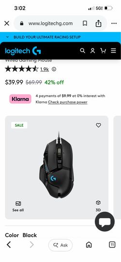 G502 Hero Gaming Mouse