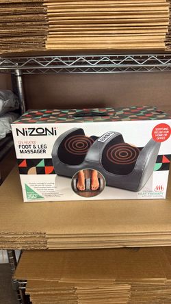 Nizoni heated foot and leg massager brand new inbox never used