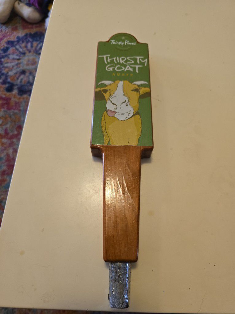 Thirsty Goat Beer Tap Handle