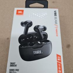 JBL Vibe Beam - True Wireless JBL Deep Bass Sound Earbuds, Bluetooth 5.2, Water & Dust Resistant, Hands-free call with VoiceAware, Up to 32 hours of b