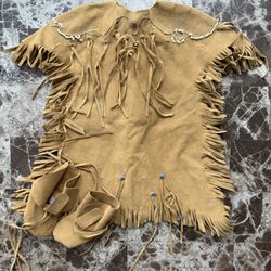 American Girl Doll Kaya Dress + Boots. Retired