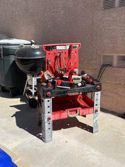 Kids Tool Work Bench And Tools
