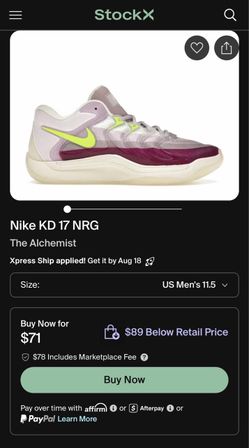 Nike KD 17 NRG The Alchemist
