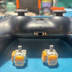 Sony PlayStation 5 controller. Used.  Upgraded with Hall Effect joystick 