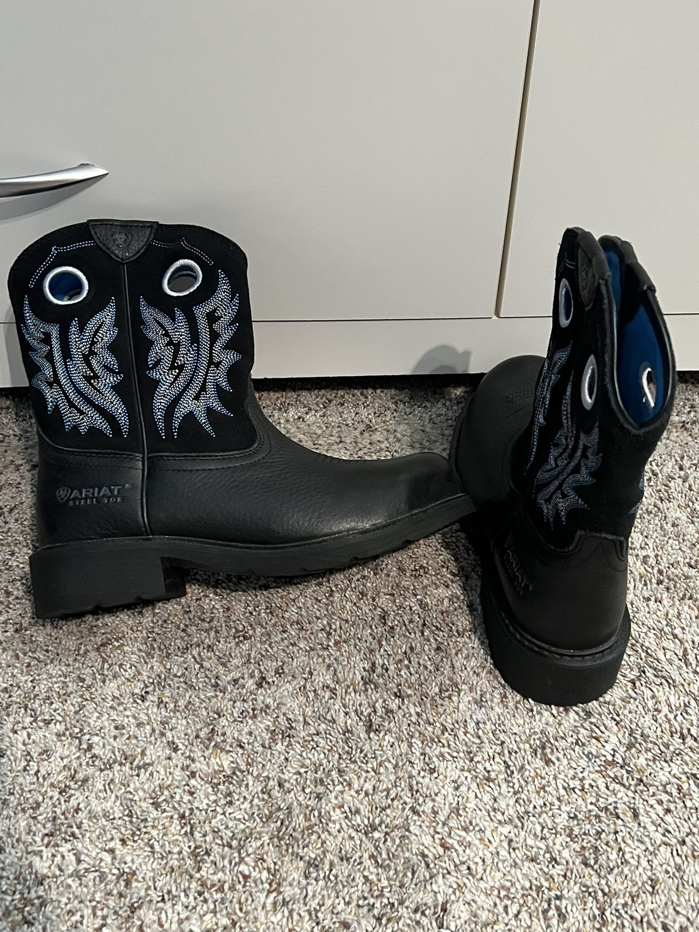Ariat Fatboy Cowgirl Steel Toe Work Boots size 8.5 - 40th St & Union Hills