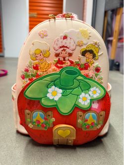 Loungefly Strawberry Shortcake Strawberry House Scented Mini Backpack - NWT