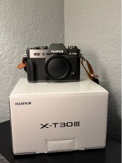 Fujifilm  X-T30 III – Charcoal Silver/Black (Body Only, No Lens)