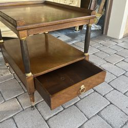 Mahogany side table