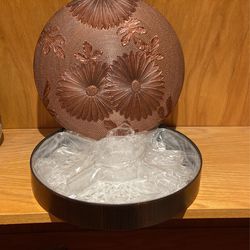 Serving Container With 4 Individual Trays & Center Dipping  