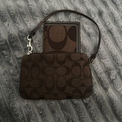 Coach bag and wallet 
