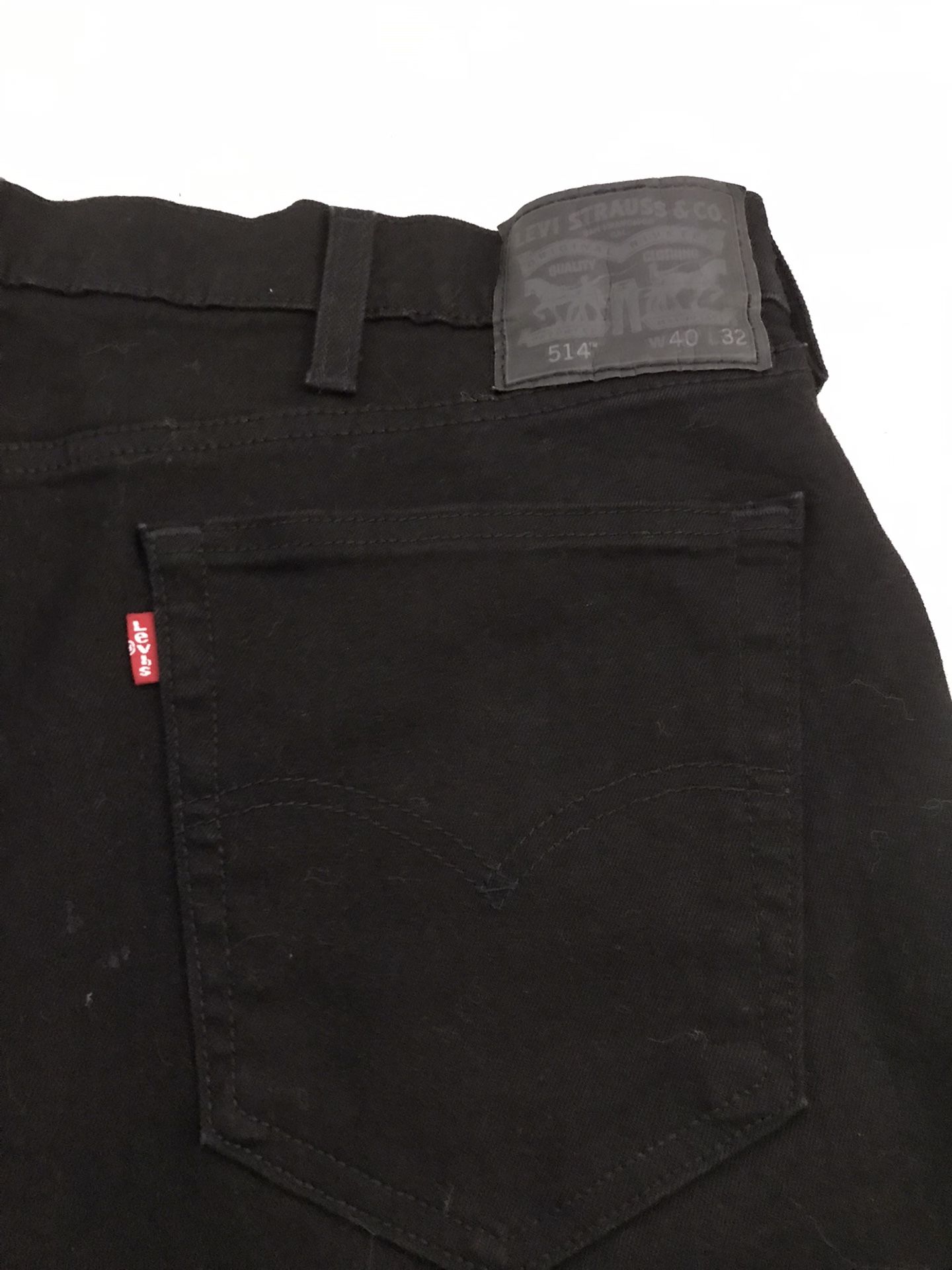 levis black 514     40x 32