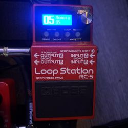 BOSS RC 5 LOOP STATION GUITAR PEDAL
