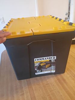 Commander XL 12 Gallon Heavy Duty Storage Tote