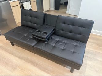 Convertible Futon Couch Sofa Bed – Mainstays 71” – Like New
