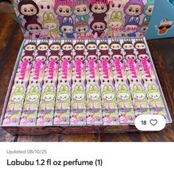 $50 for 20 pcs 1.2 floz  LABUBU Themed Travel Sized Perfumes  Sweet/candy scented Smells so good.  Glass bottles