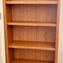 Vintage Solid Wood Bookshelf / Storage Shelf