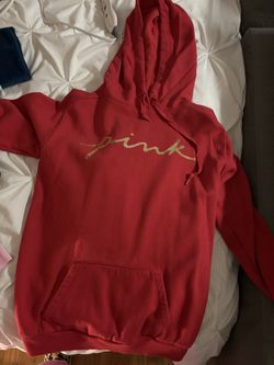 Red An Gold Pink Hoodie 