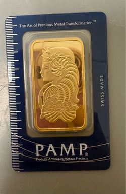 Pamp 50 gram gold bar