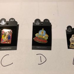 Walt Disney Commemorative Pins/ Lot #1