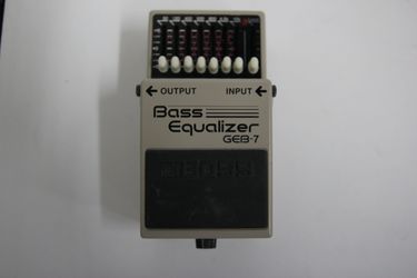 Boss Bass Equalizer GEB-7 guitar pedal 