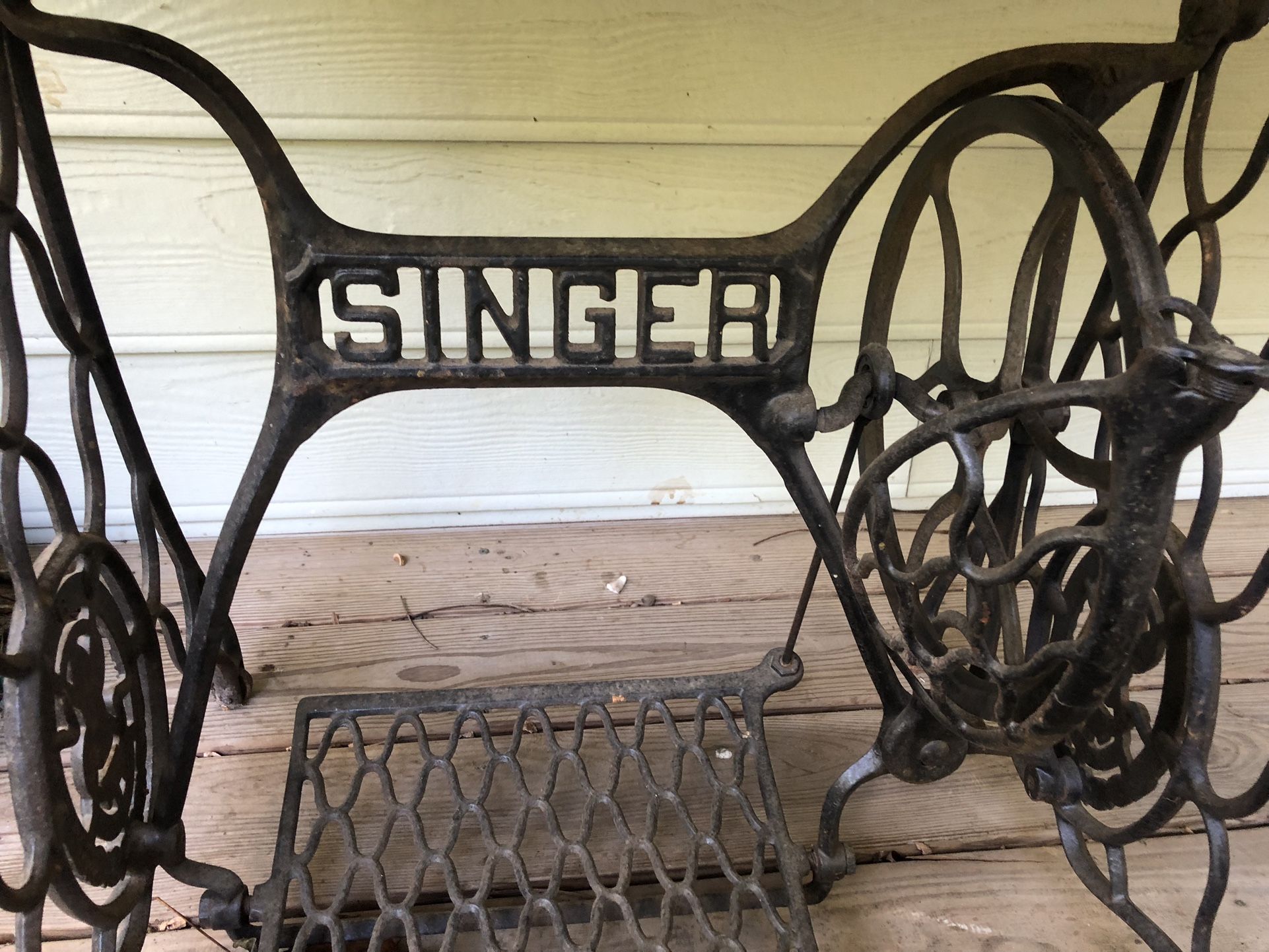 Dining Table Singer Sewing Machine Base