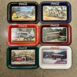 Vintage Coca Cola Trays