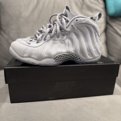 Nike Air Foamposite One Wolf Grey Suede Size 8