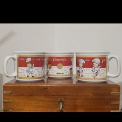 Vintage Campbells 2001 Ceramic Mug 3.7" Collectibles 1(contact info removed) Timeline 14oz.
