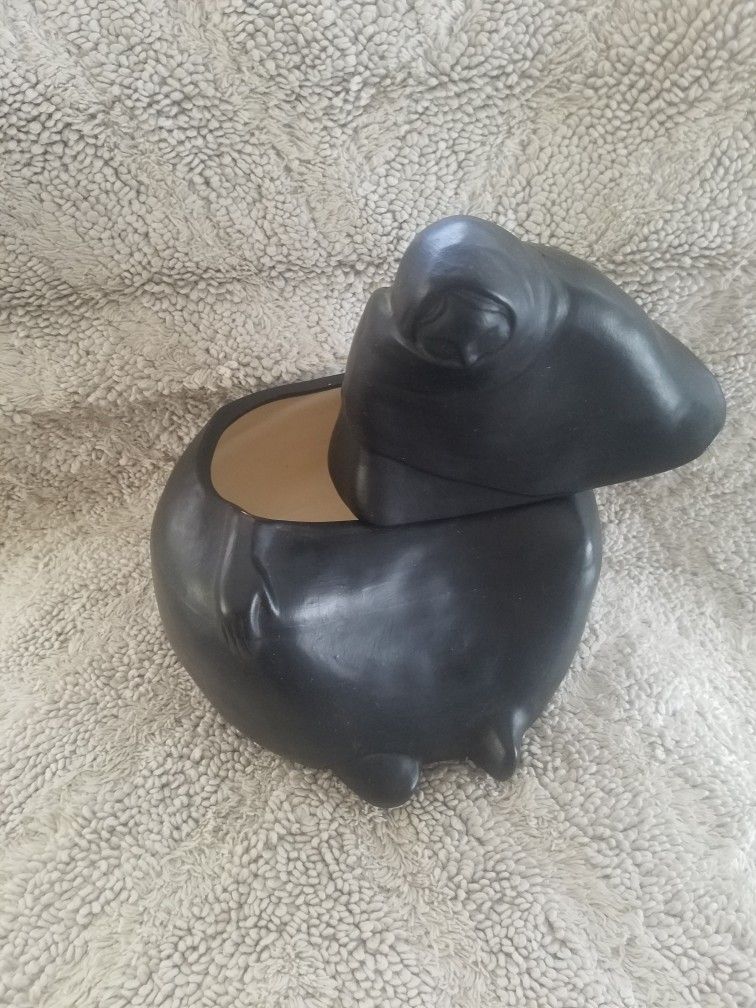 Pottery Clay Cookie Jar