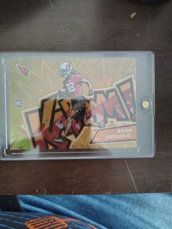 Marvin Harrison Jr Gold Paraell Kaboom RC misprint 9/10