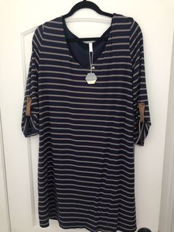 Pink blush maternity dress