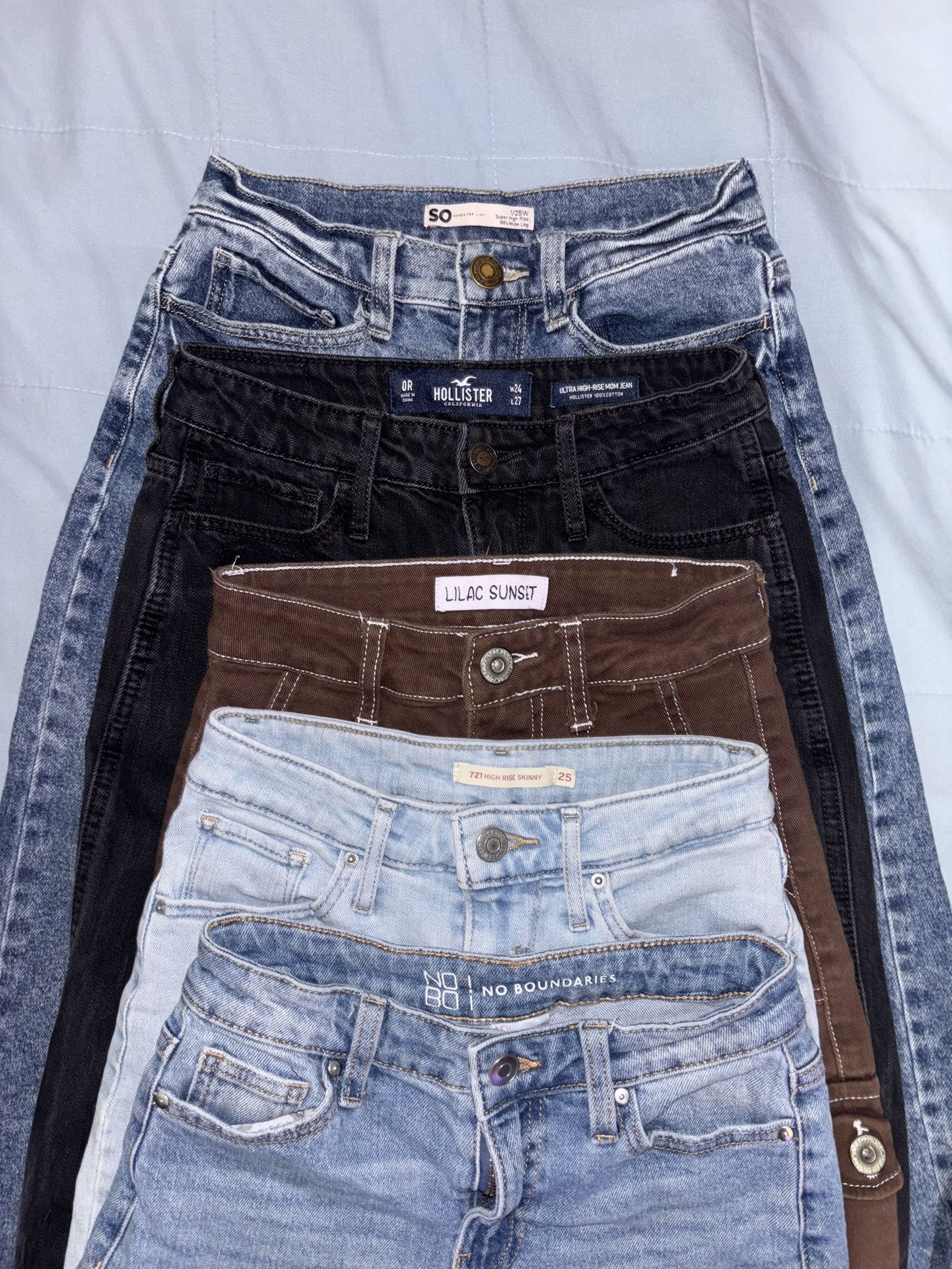 Jeans And Shorts Size 0-1