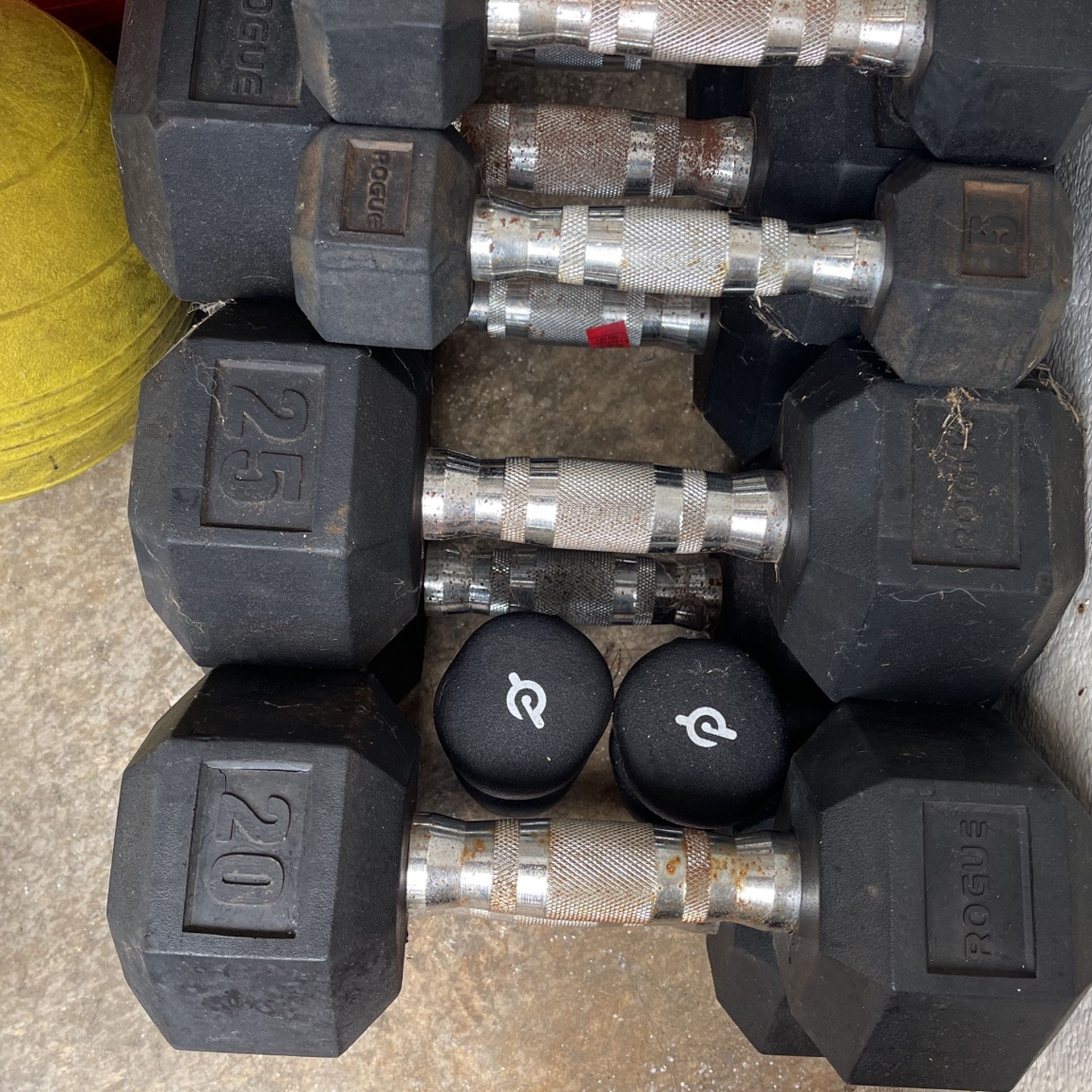 Rogue Hex Dumbbell Set