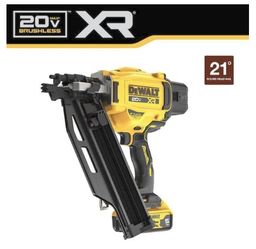 New Dewalt 21° Cordless Framing Nail Gun