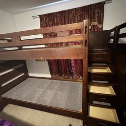 Wood Bunk Bed  Frame / Litera De Madera 