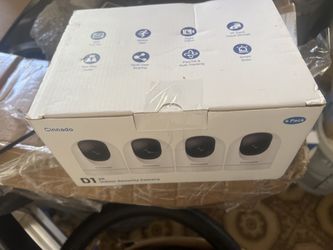 Cinnado D1 2K Indoor Security Camera 4-Pack — Pan/Tilt, Night Vision (New)