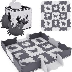 25 PCs Kids Play Mat Interlocking Foam Floor Tiles