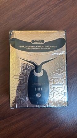 HIH XY061 Acoustic Vibration Face Massager Lifting Tightening Black