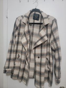 Cavalini Original Women's Plaid Blazer Jacket