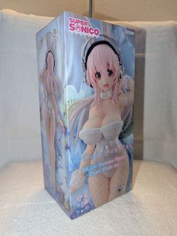 Super Sonico Bicute Bunnies 2024 Pearl White Version Figure
