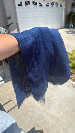 10 navy blue mesh table runner
