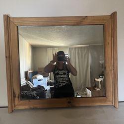 Beautiful Wood Mirror