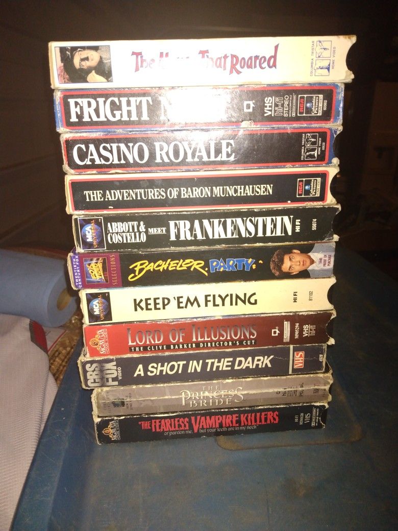VHS Tapes Miscellaneous 
