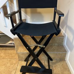 Director's Black High Chair - New (obo)