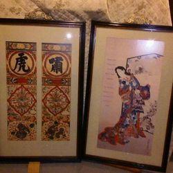2 Chinese And Japanese Artwork