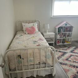 White Twin Bed Frame