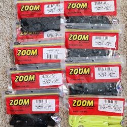 Bait  Swimmin Chunk Black Blue and Split Tail Trailer