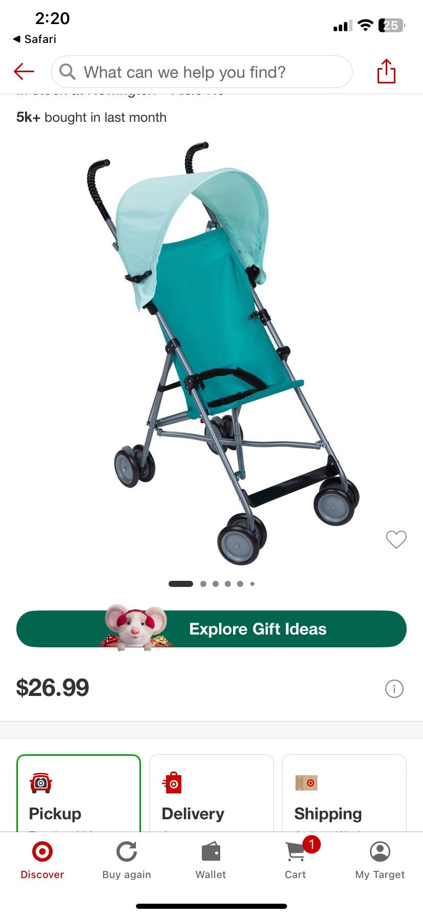 Cosco Umbrella Stroller