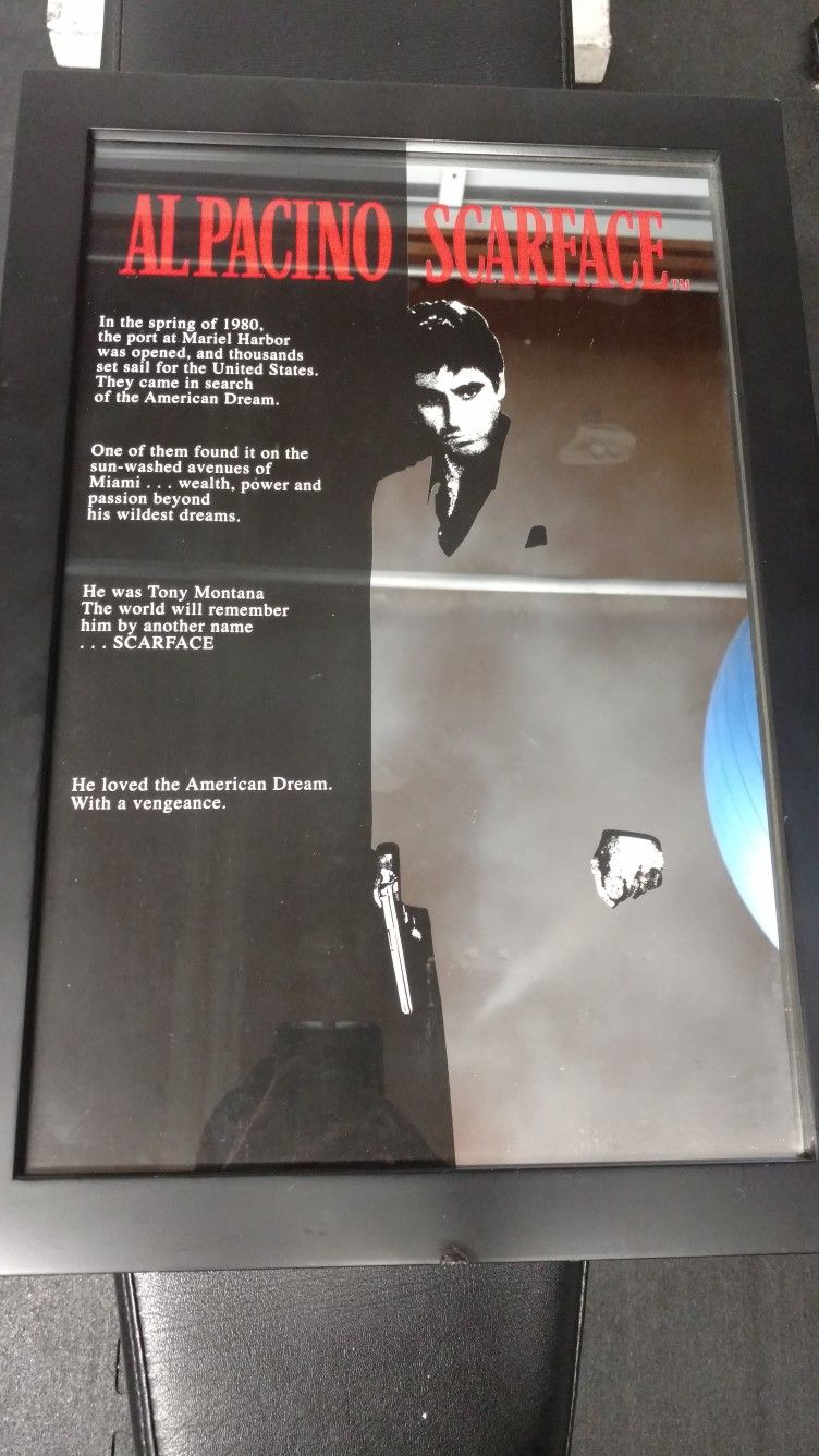 Scarface Al Pacino mirror portrait rabbit Tanaka