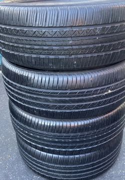 4 Llantas Usadas Falken Ziex 225/55/18  $220 las 4
